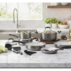 20-PC. Nonstick Ceramic Aluminum Cookware Set